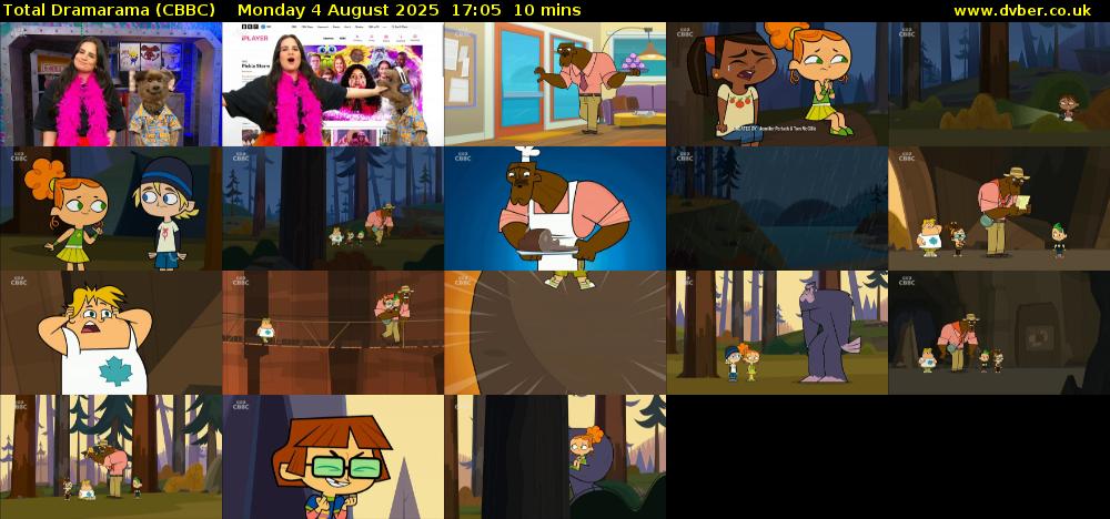 Total Dramarama (CBBC) Monday 4 August 2025 17:05 - 17:15