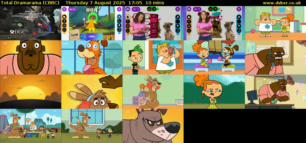 Total Dramarama (CBBC) Thursday 7 August 2025 17:05 - 17:15