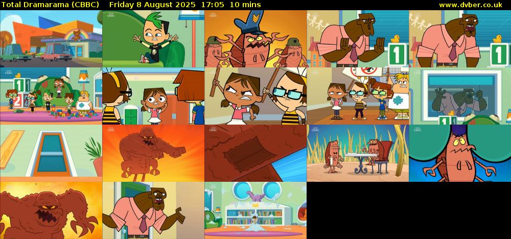 Total Dramarama (CBBC) Friday 8 August 2025 17:05 - 17:15