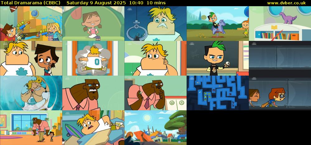 Total Dramarama (CBBC) Saturday 9 August 2025 10:40 - 10:50