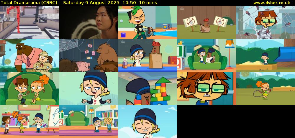 Total Dramarama (CBBC) Saturday 9 August 2025 10:50 - 11:00