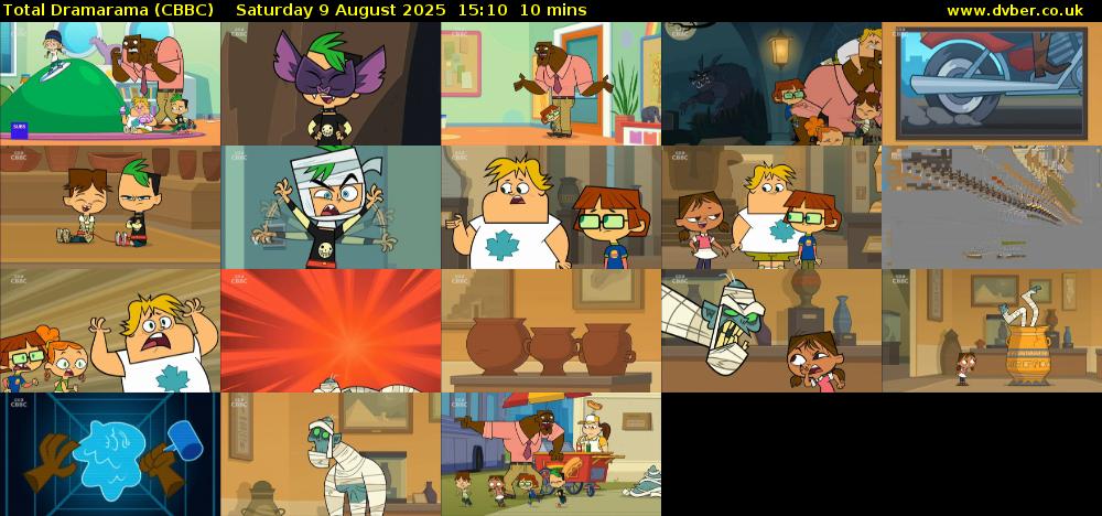 Total Dramarama (CBBC) Saturday 9 August 2025 15:10 - 15:20