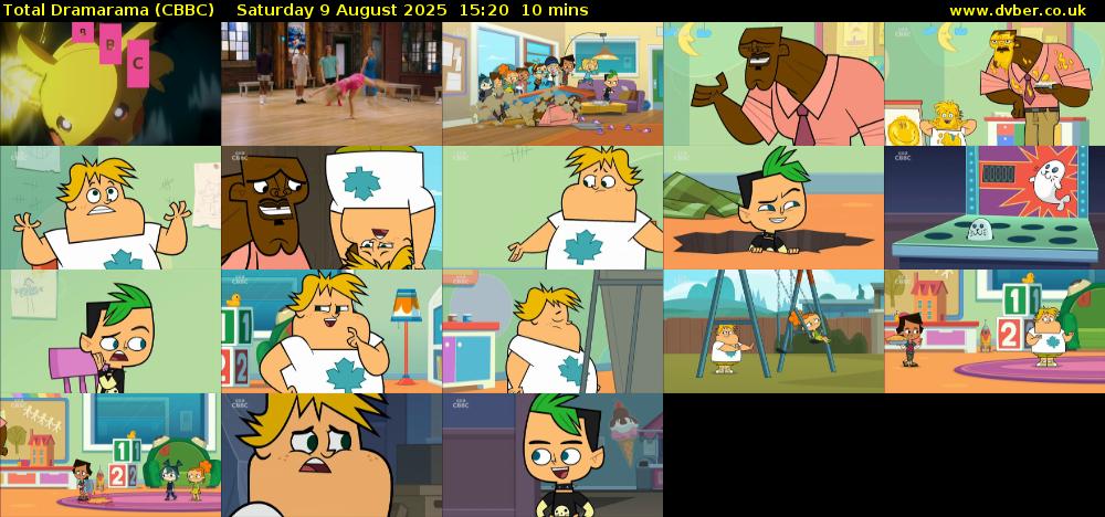 Total Dramarama (CBBC) Saturday 9 August 2025 15:20 - 15:30