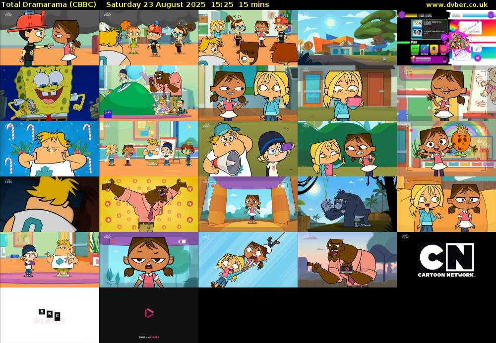 Total Dramarama (CBBC) Saturday 23 August 2025 15:25 - 15:40