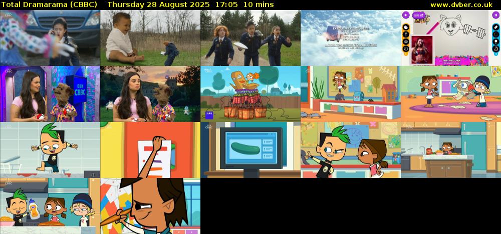 Total Dramarama (CBBC) Thursday 28 August 2025 17:05 - 17:15