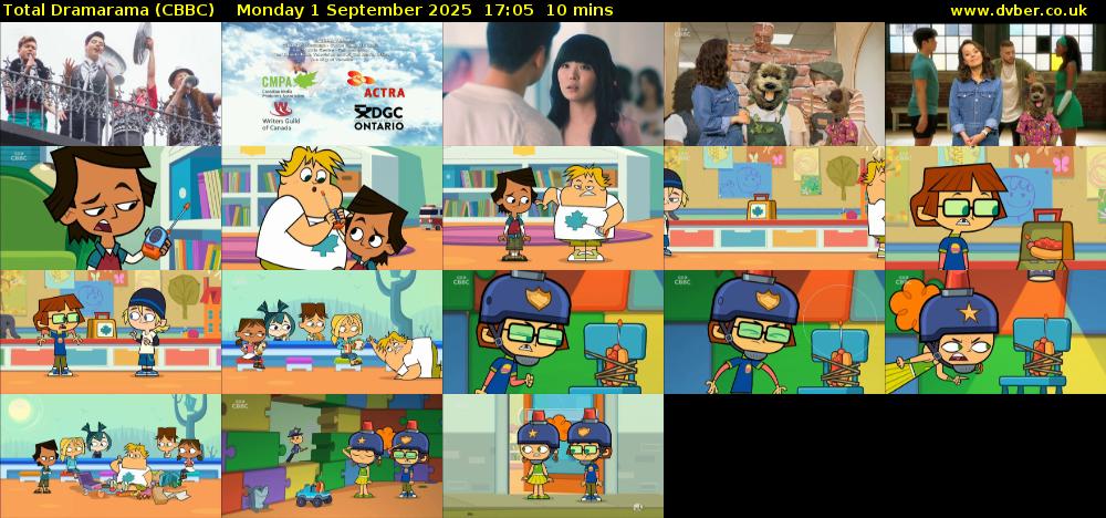 Total Dramarama (CBBC) Monday 1 September 2025 17:05 - 17:15