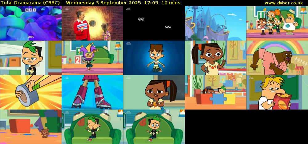 Total Dramarama (CBBC) Wednesday 3 September 2025 17:05 - 17:15
