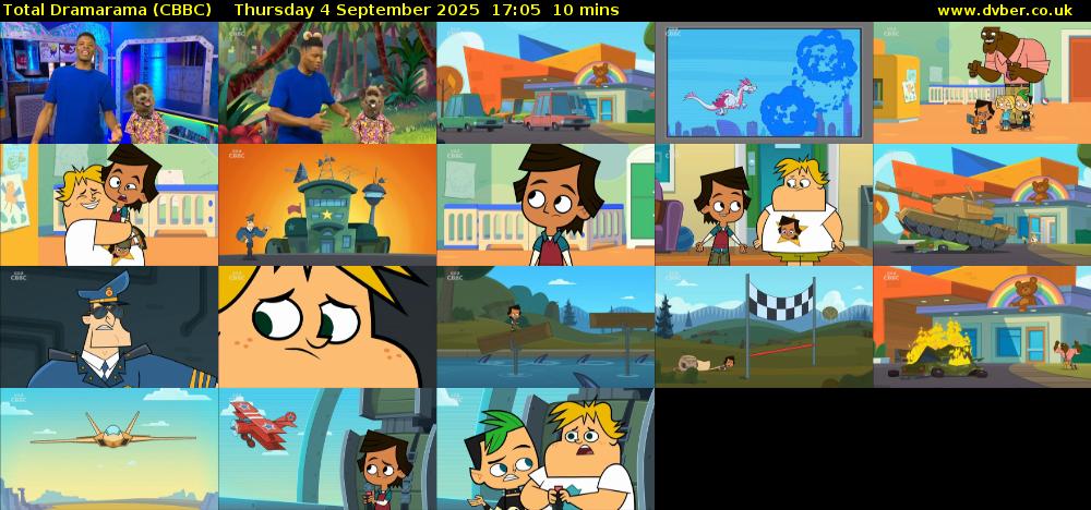 Total Dramarama (CBBC) Thursday 4 September 2025 17:05 - 17:15