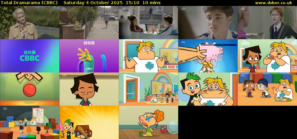 Total Dramarama (CBBC) Saturday 4 October 2025 15:10 - 15:20