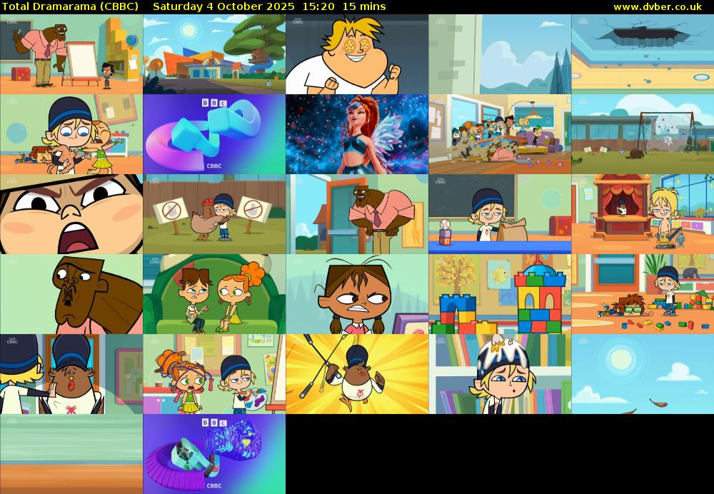 Total Dramarama (CBBC) Saturday 4 October 2025 15:20 - 15:35