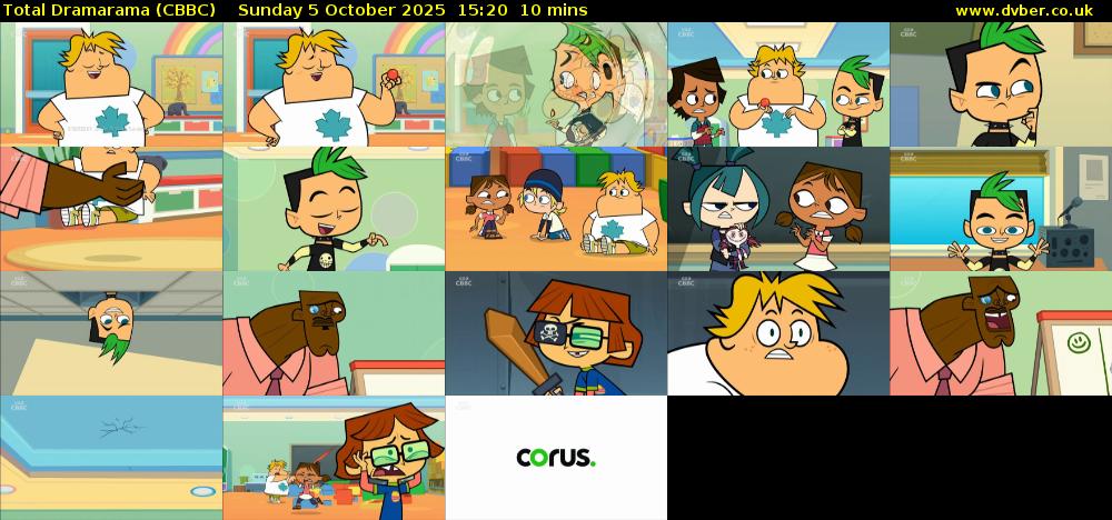 Total Dramarama (CBBC) Sunday 5 October 2025 15:20 - 15:30