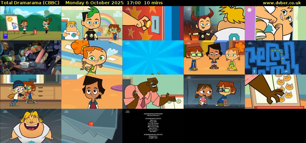 Total Dramarama (CBBC) Monday 6 October 2025 17:00 - 17:10