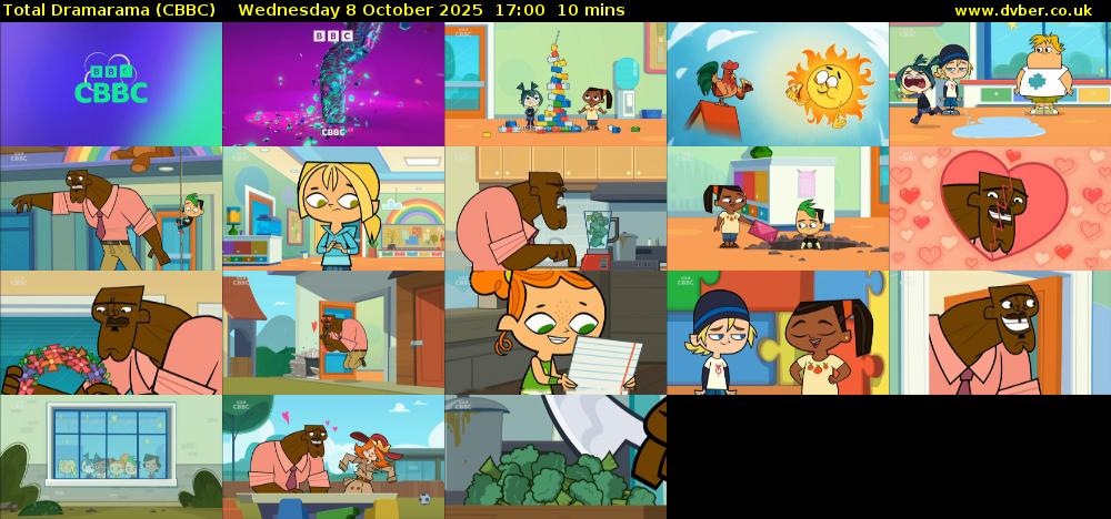Total Dramarama (CBBC) Wednesday 8 October 2025 17:00 - 17:10