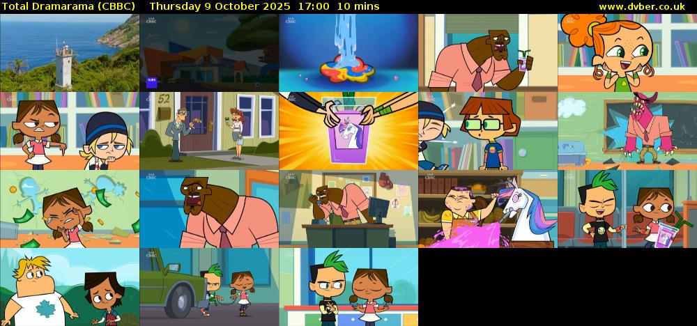 Total Dramarama (CBBC) Thursday 9 October 2025 17:00 - 17:10