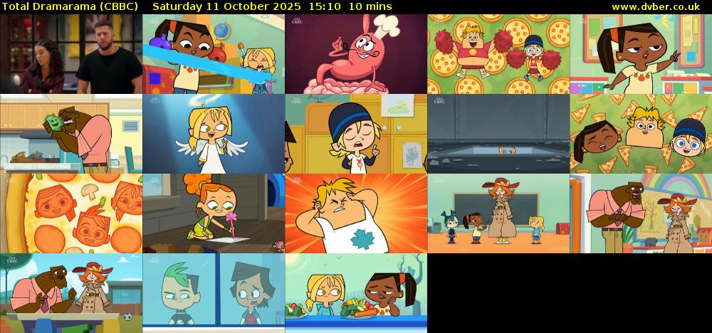Total Dramarama (CBBC) Saturday 11 October 2025 15:10 - 15:20