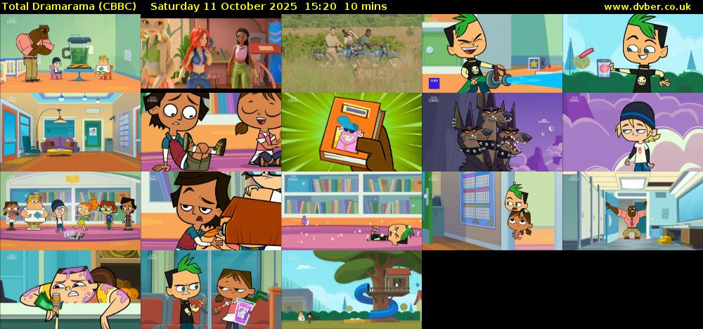 Total Dramarama (CBBC) Saturday 11 October 2025 15:20 - 15:30