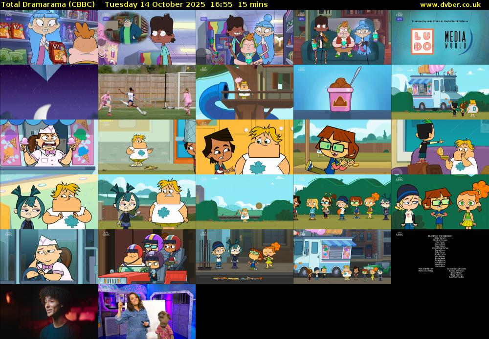 Total Dramarama (CBBC) Tuesday 14 October 2025 16:55 - 17:10