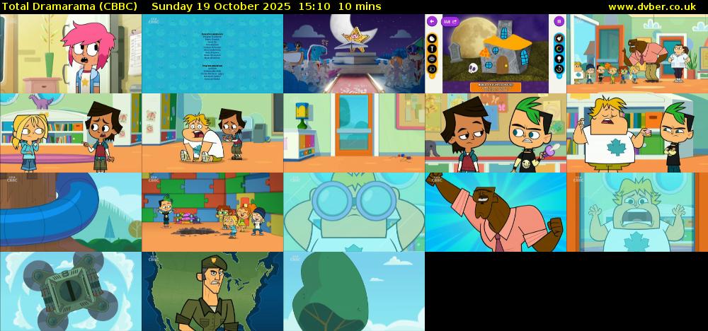 Total Dramarama (CBBC) Sunday 19 October 2025 15:10 - 15:20