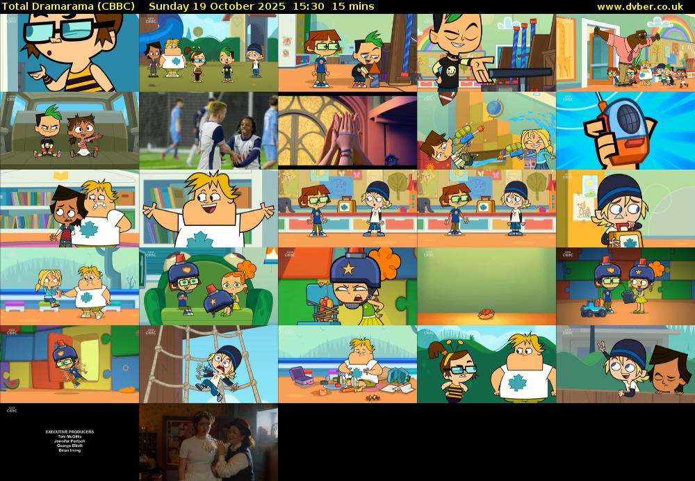 Total Dramarama (CBBC) Sunday 19 October 2025 15:30 - 15:45