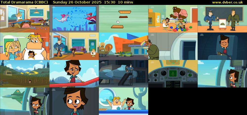 Total Dramarama (CBBC) Sunday 26 October 2025 15:30 - 15:40