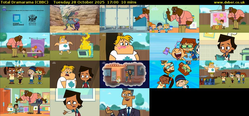 Total Dramarama (CBBC) Tuesday 28 October 2025 17:00 - 17:10