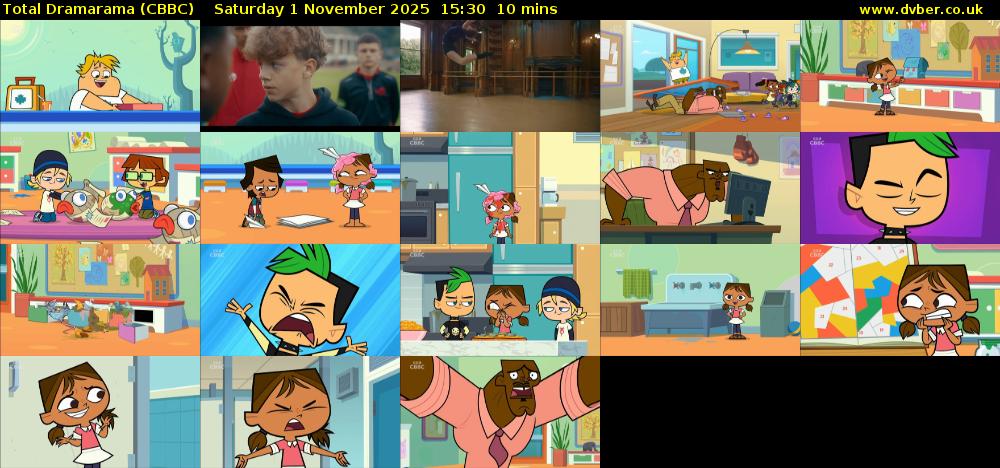 Total Dramarama (CBBC) Saturday 1 November 2025 15:30 - 15:40
