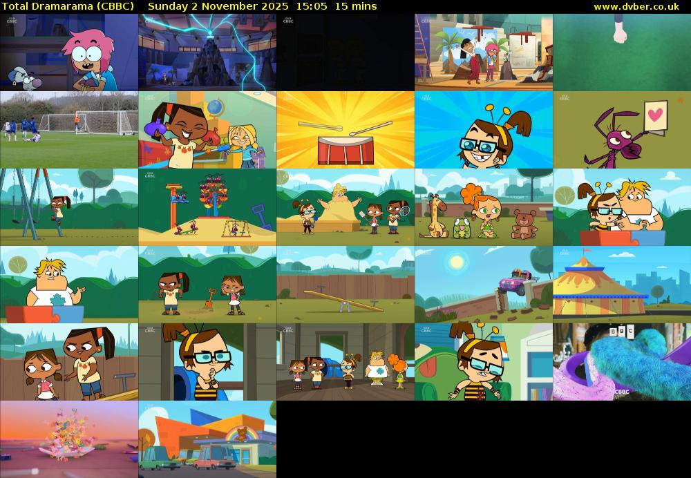 Total Dramarama (CBBC) Sunday 2 November 2025 15:05 - 15:20