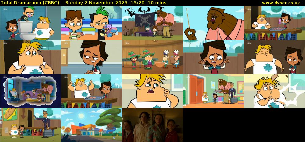 Total Dramarama (CBBC) Sunday 2 November 2025 15:20 - 15:30