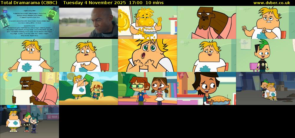 Total Dramarama (CBBC) Tuesday 4 November 2025 17:00 - 17:10