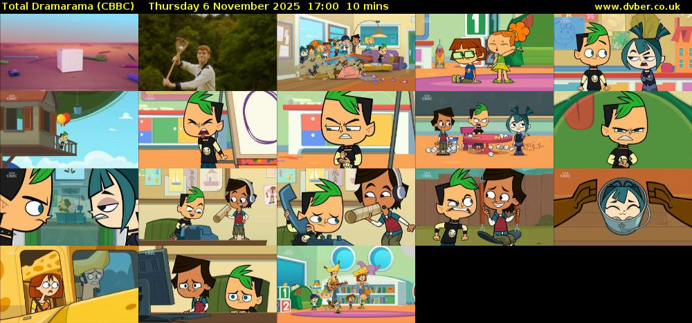 Total Dramarama (CBBC) Thursday 6 November 2025 17:00 - 17:10