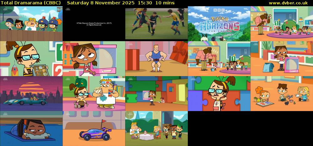 Total Dramarama (CBBC) Saturday 8 November 2025 15:30 - 15:40