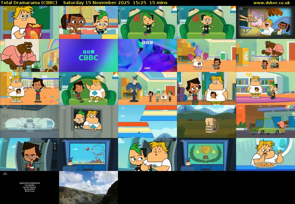 Total Dramarama (CBBC) Saturday 15 November 2025 15:25 - 15:40