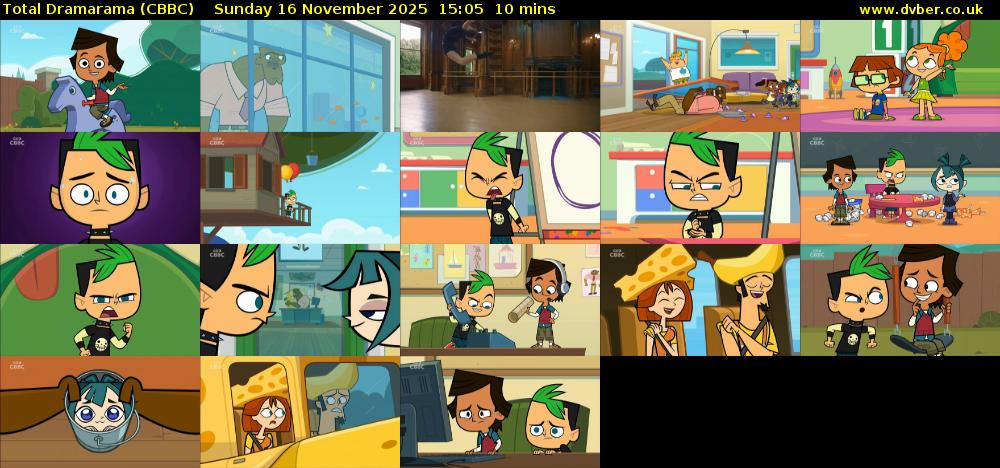Total Dramarama (CBBC) Sunday 16 November 2025 15:05 - 15:15