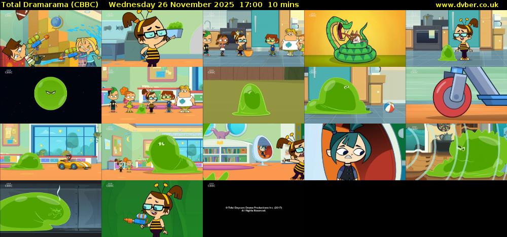 Total Dramarama (CBBC) Wednesday 26 November 2025 17:00 - 17:10