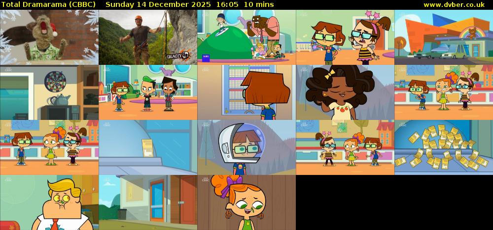 Total Dramarama (CBBC) Sunday 14 December 2025 16:05 - 16:15