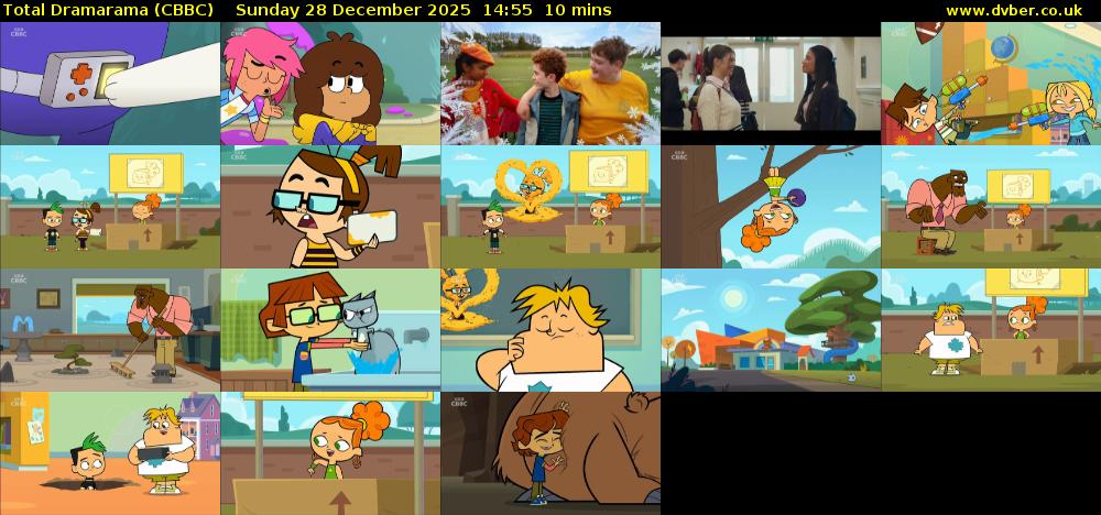 Total Dramarama (CBBC) Sunday 28 December 2025 14:55 - 15:05