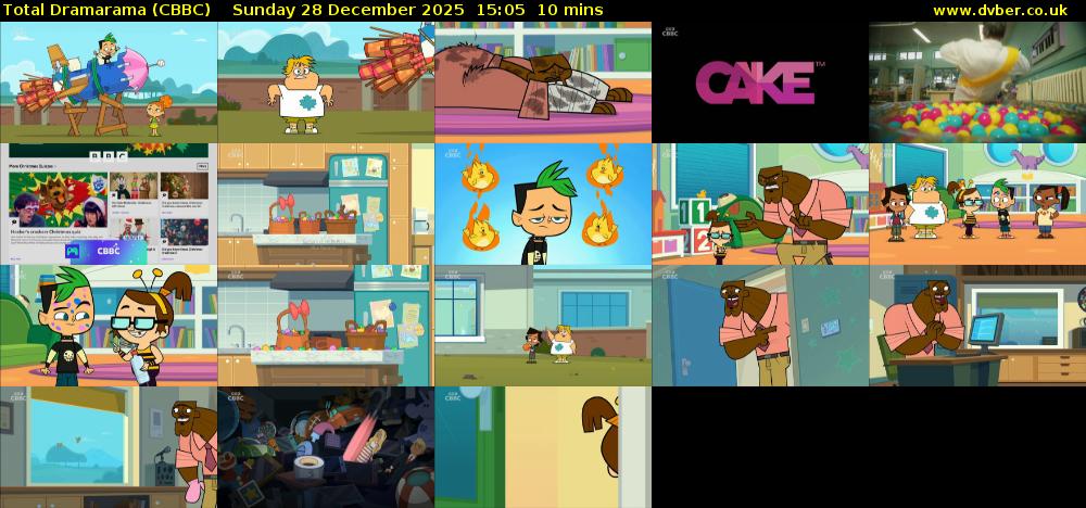 Total Dramarama (CBBC) Sunday 28 December 2025 15:05 - 15:15