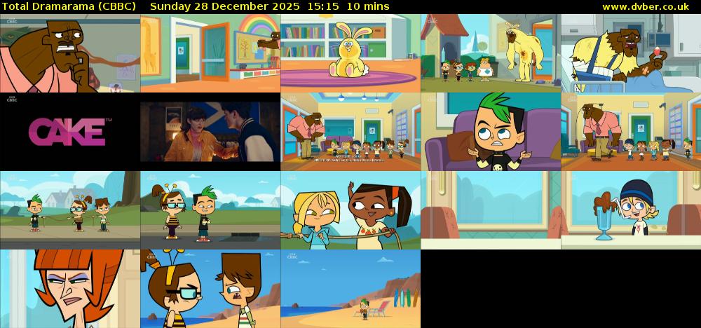 Total Dramarama (CBBC) Sunday 28 December 2025 15:15 - 15:25