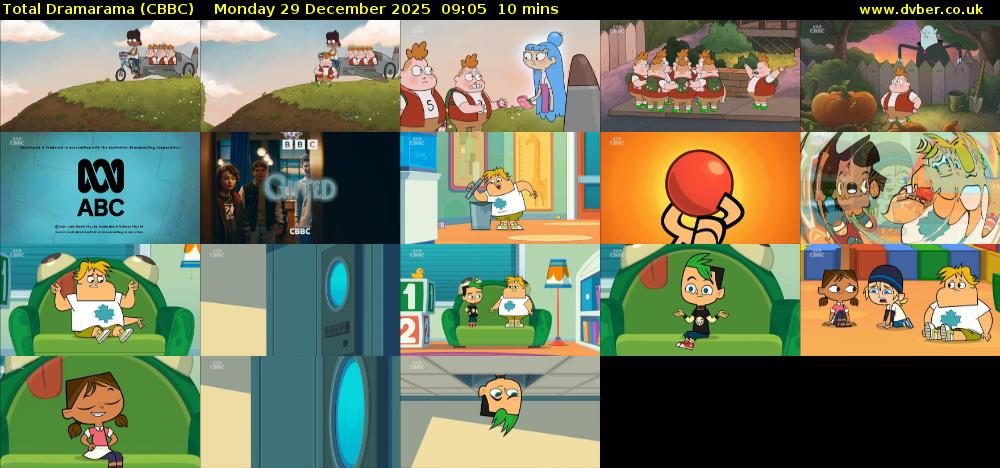 Total Dramarama (CBBC) Monday 29 December 2025 09:05 - 09:15
