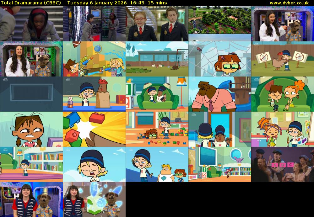 Total Dramarama (CBBC) Tuesday 6 January 2026 16:45 - 17:00