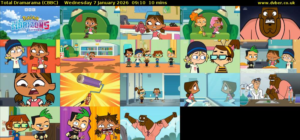 Total Dramarama (CBBC) Wednesday 7 January 2026 09:10 - 09:20