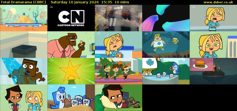 Total Dramarama (CBBC) Saturday 10 January 2026 15:35 - 15:45