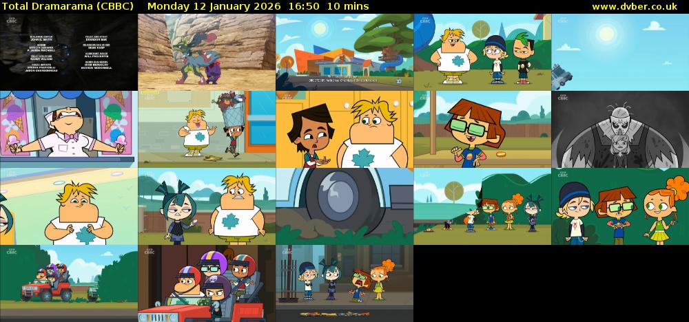 Total Dramarama (CBBC) Monday 12 January 2026 16:50 - 17:00