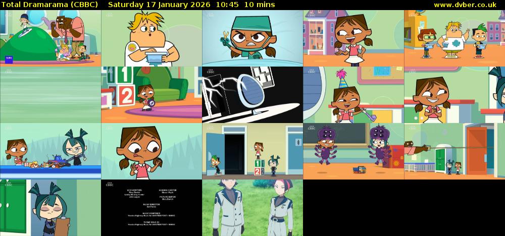 Total Dramarama (CBBC) Saturday 17 January 2026 10:45 - 10:55