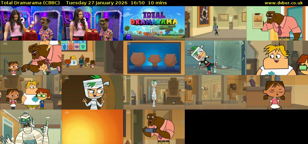 Total Dramarama (CBBC) Tuesday 27 January 2026 16:50 - 17:00