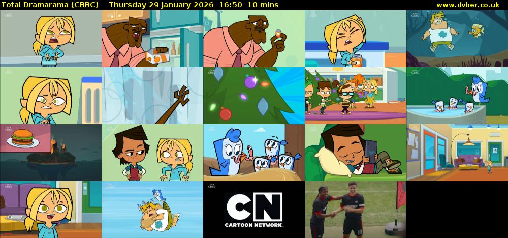 Total Dramarama (CBBC) Thursday 29 January 2026 16:50 - 17:00