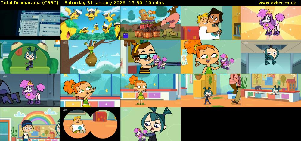 Total Dramarama (CBBC) Saturday 31 January 2026 15:30 - 15:40
