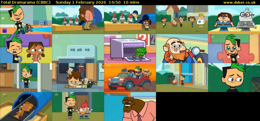 Total Dramarama (CBBC) Sunday 1 February 2026 14:50 - 15:00
