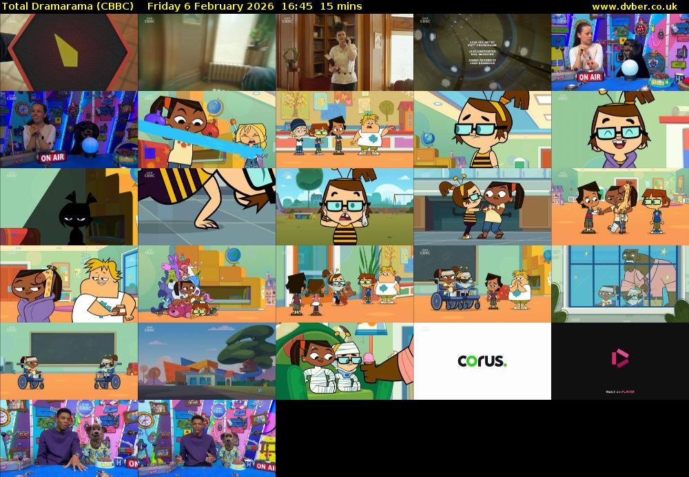 Total Dramarama (CBBC) Friday 6 February 2026 16:45 - 17:00