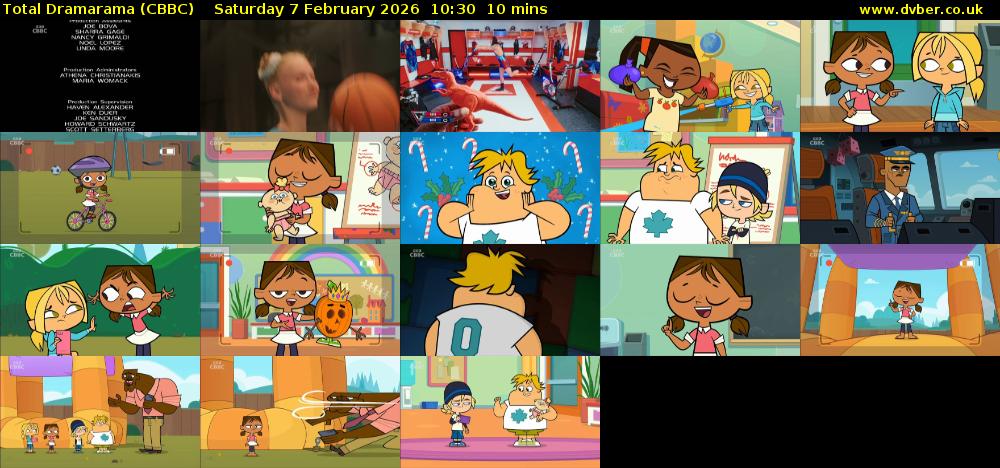 Total Dramarama (CBBC) Saturday 7 February 2026 10:30 - 10:40